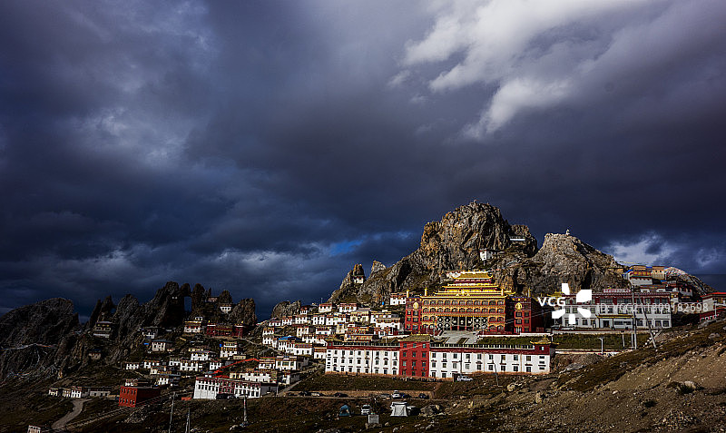 孜珠山上孜珠寺图片素材