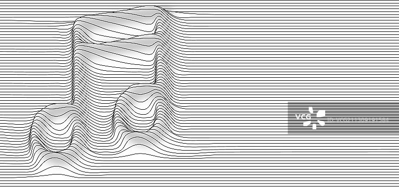 用于音乐背景设计的抽象音符图片素材