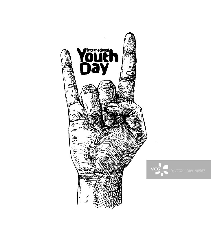 摇滚标志国际文字设计图片素材