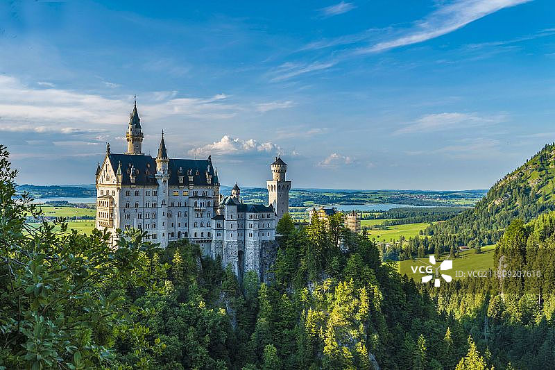 天鹅堡图片素材