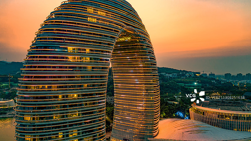 浙江湖州太湖地标建筑图片素材