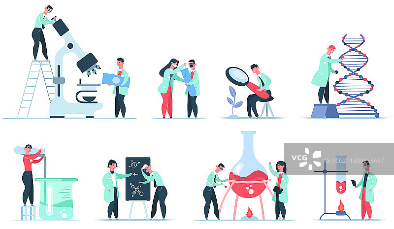 实验室科学家科学研究诊所图片素材