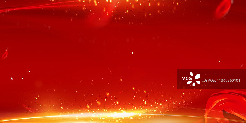 红色丝带简约大气背景图片素材