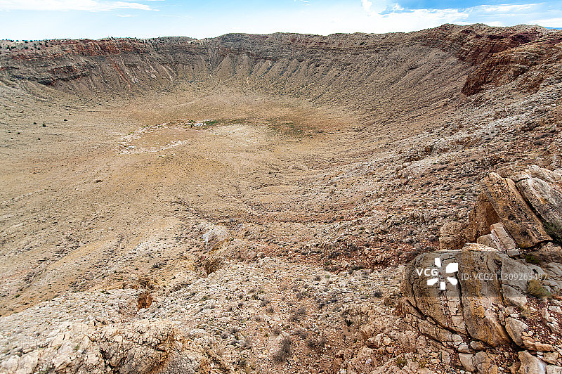 美国66号公路亚利桑那陨石坑图片素材