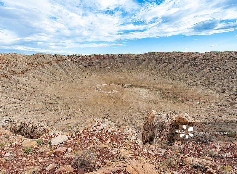 美国66号公路亚利桑那陨石坑图片素材