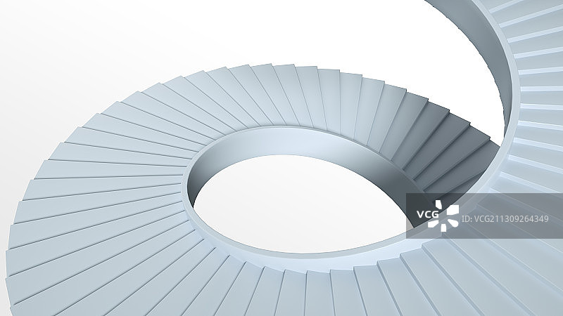 3d现代抽象螺旋阶梯空间背景图片素材