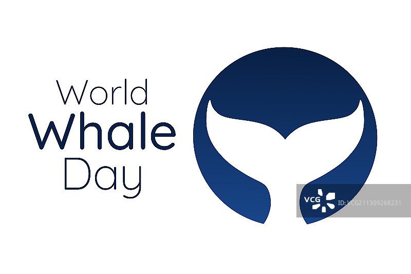世界鲸鱼日节日概念模板图片素材