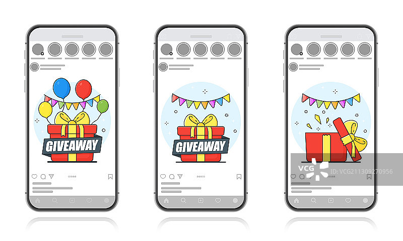 免费营销概念礼品抽奖图片素材