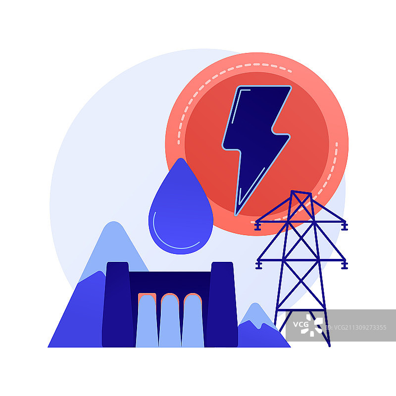 水力发电站水能图片素材