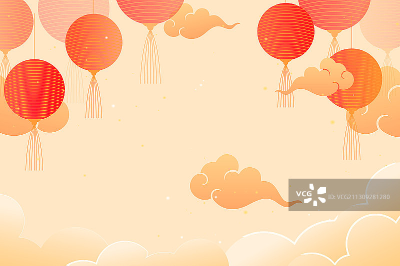 卡通春节新年家人团圆春节红包送礼元旦除夕中国风国潮矢量插画图片素材