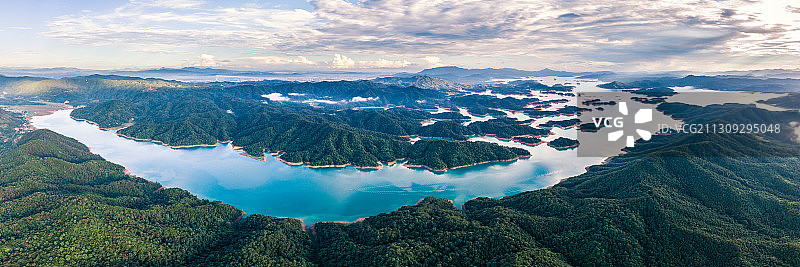 广东河源万绿湖风光图片素材