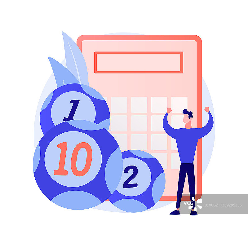 彩票游戏概念隐喻图片素材