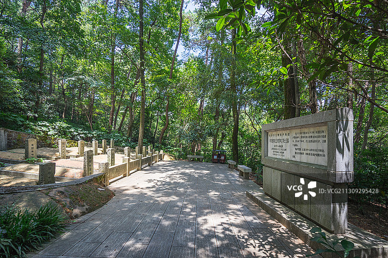 长沙岳麓山辛亥援鄂民五护国阵亡将士公墓图片素材