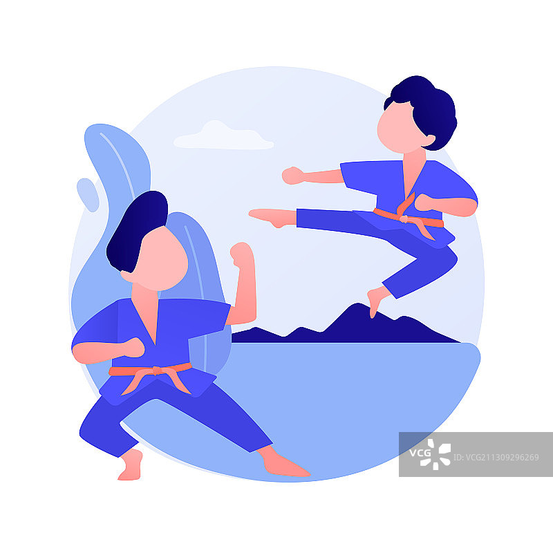 武术学校概念隐喻图片素材