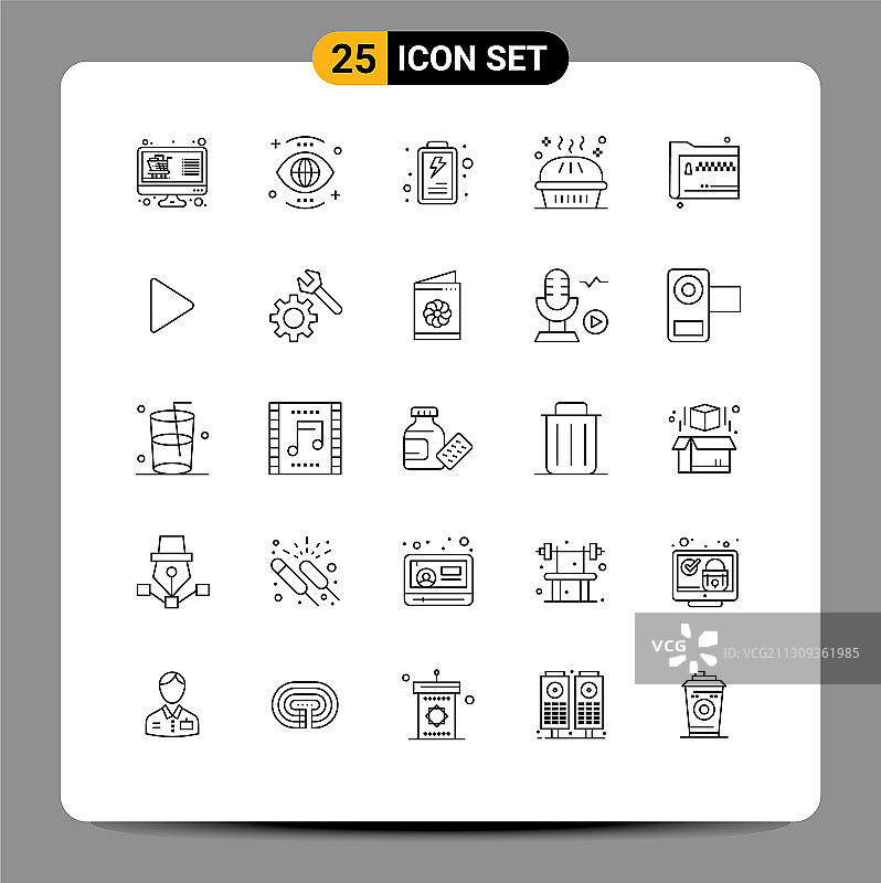 25线概念为网站移动和应用程序图片素材