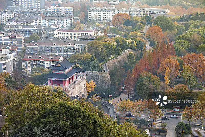 仪凤门秋色图片素材