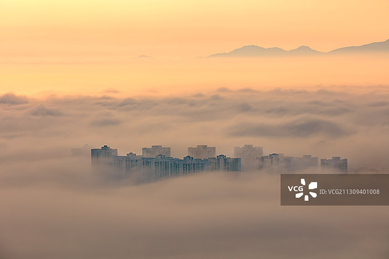 云海城市图片素材