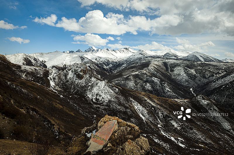 阿坝松潘雪宝顶图片素材