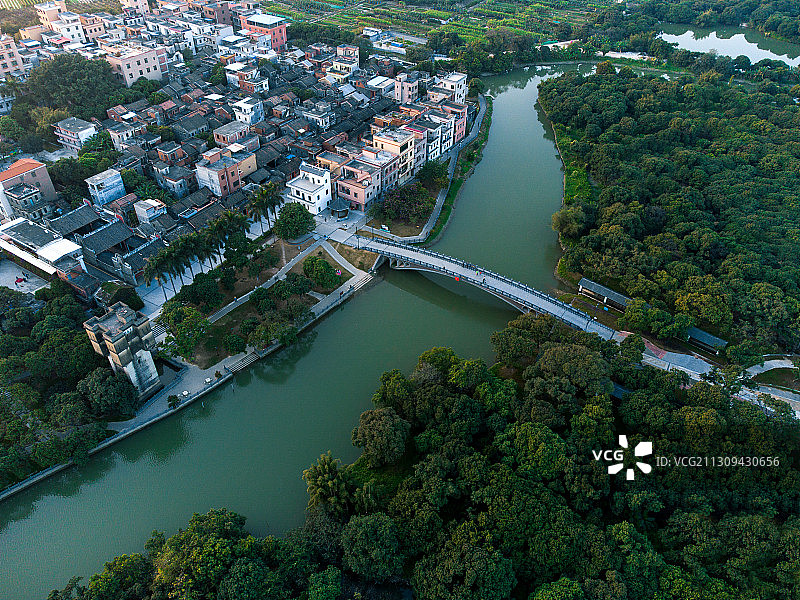 广州新塘瓜岭古村图片素材