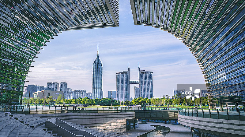 常州·文化广场·传媒中心·行政中心图片素材