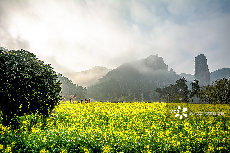 浙江丽水缙云县仙都景区风光图片素材