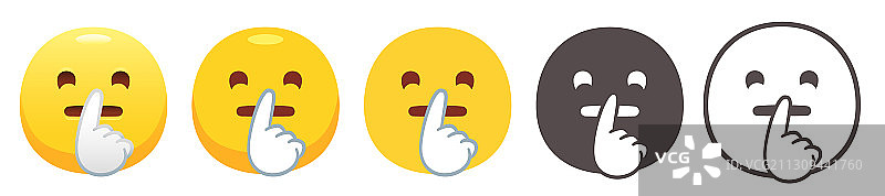 嘘表情符号图片素材