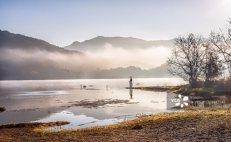 《奇墅湖晨韵》图片素材