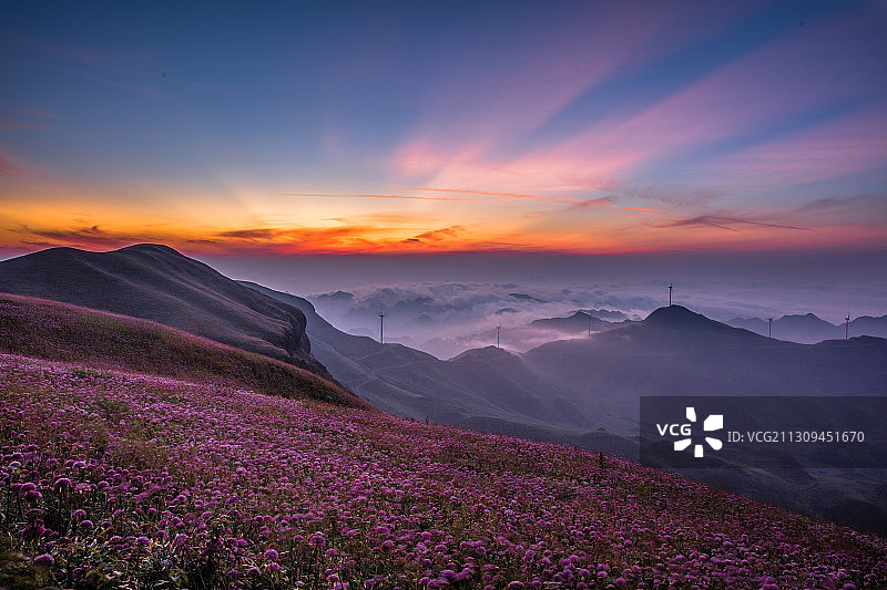 韭菜坪图片素材