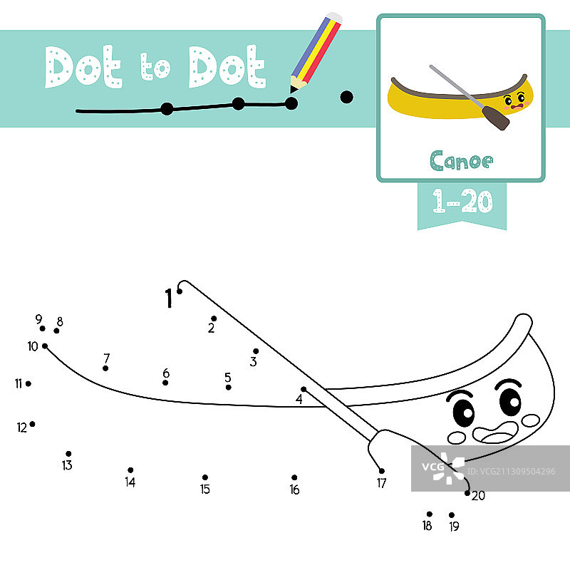 点到点的教育游戏和着色书图片素材
