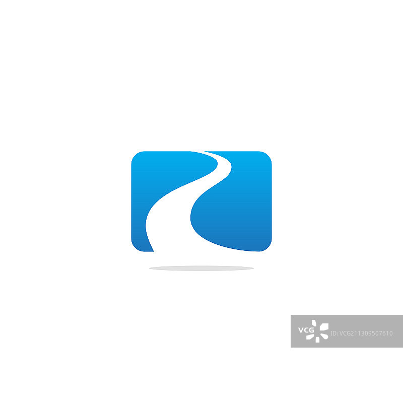 抽象道路标志图片素材