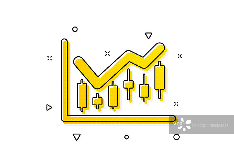K线图图标金融图表图片素材