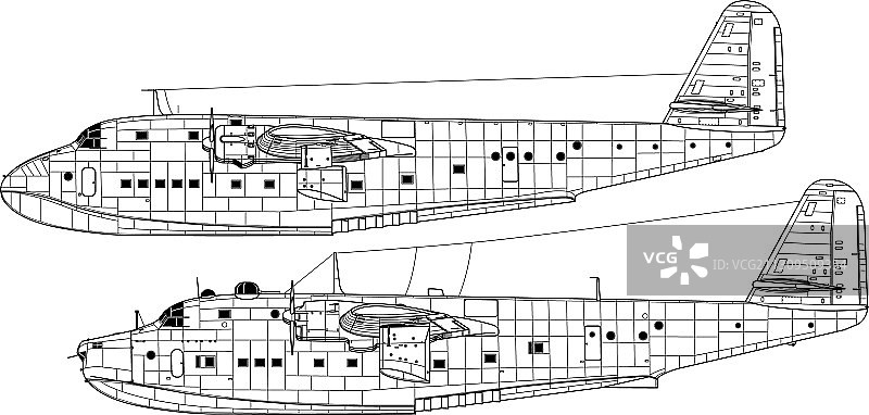 Blohm  Voss  Bv 222“维京”图片素材