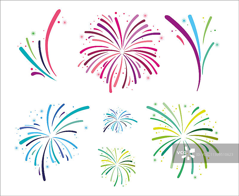 烟花套装设计图片素材