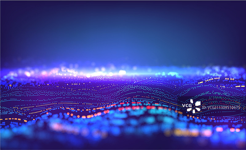 粒子网格抽象技术背景数据图片素材