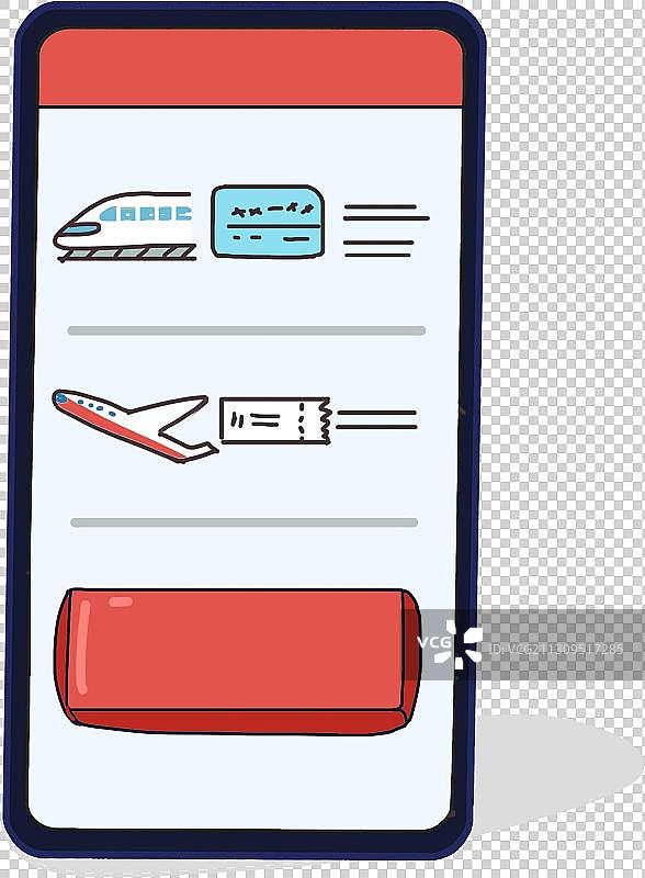 手机买票元素图片素材