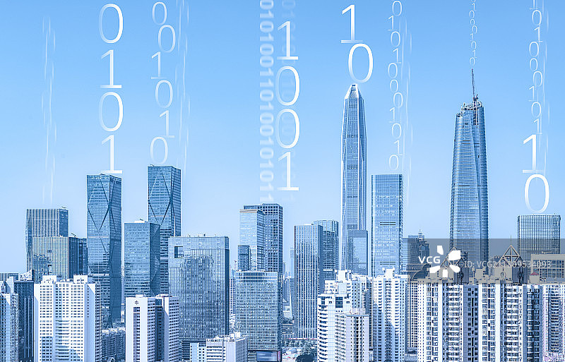 城市网络空间图片素材