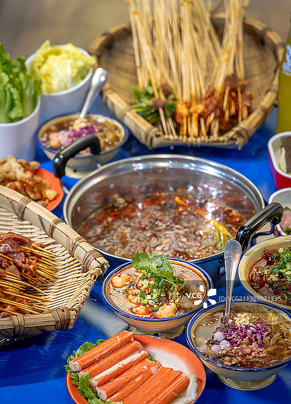四川美食，串串图片素材
