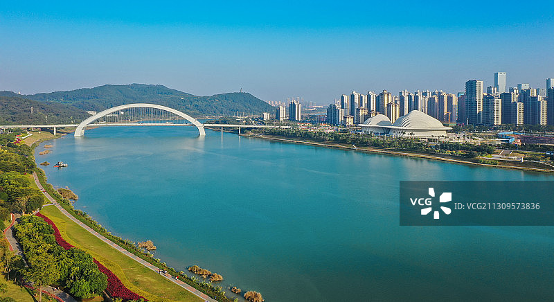 秀美邕江图片素材