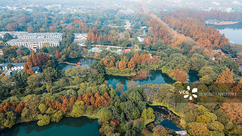 杭州西湖风景名胜区浴鹄湾景区图片素材
