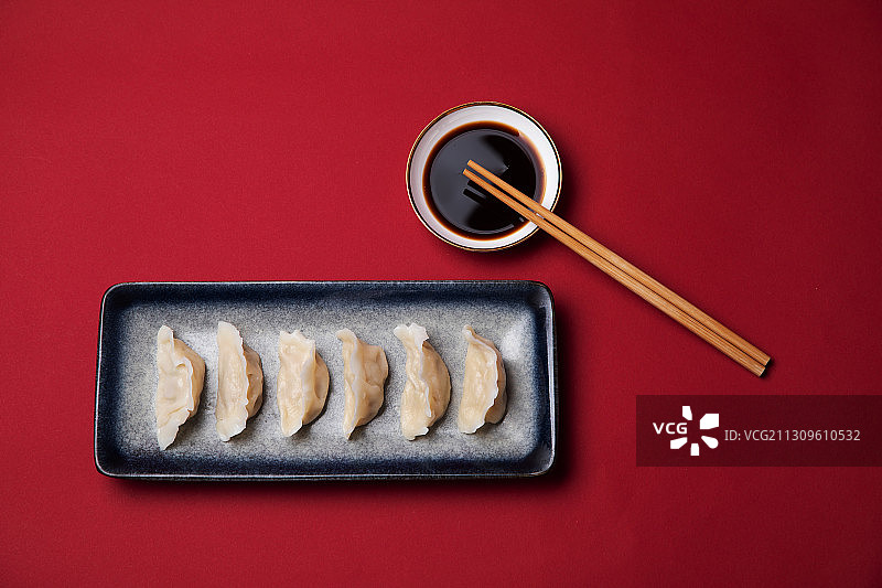 饺子创意摆放图片素材