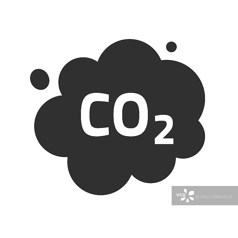 碳二氧化碳污染排放云图标图片素材