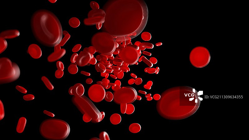 人体血细胞插画图片素材