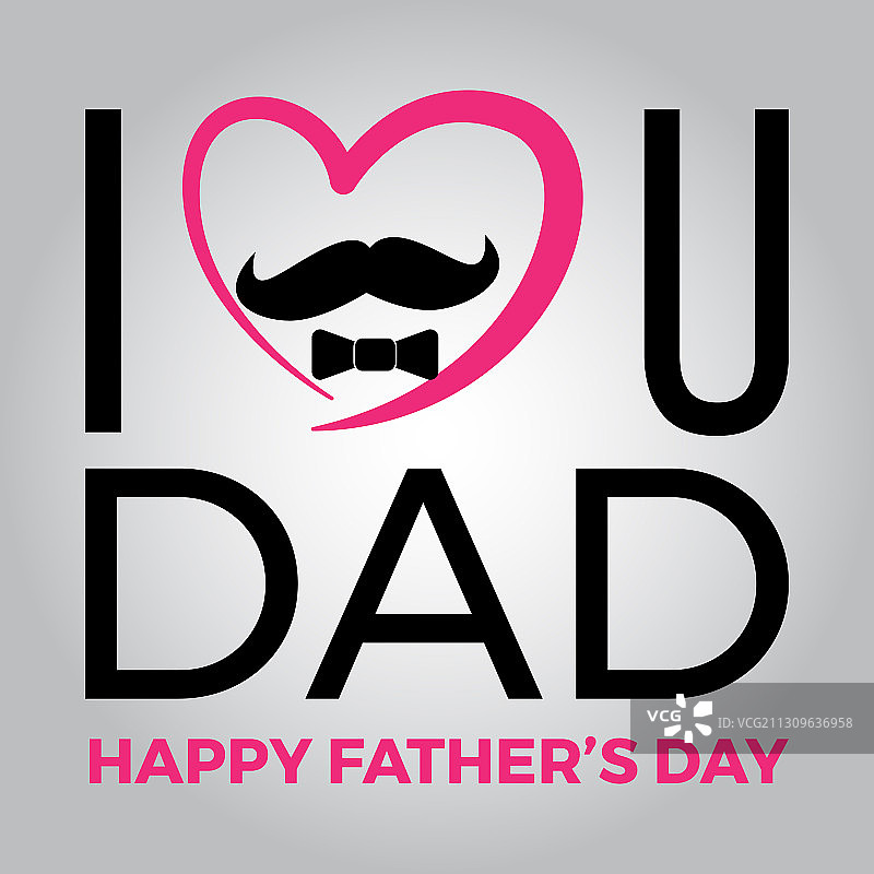 我爱你，爸爸，父亲节快乐问候语图片素材