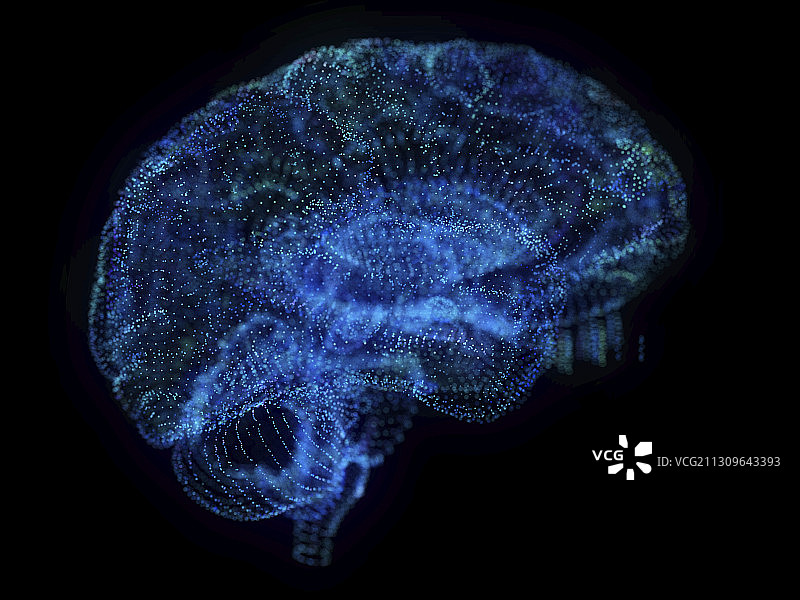 抽象神经丛大脑插画图片素材