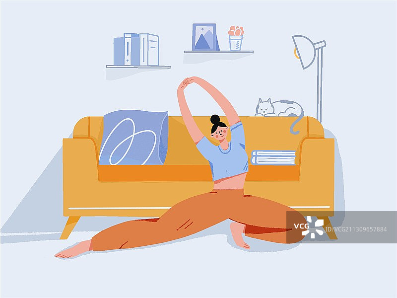 瑜伽锻炼图片素材