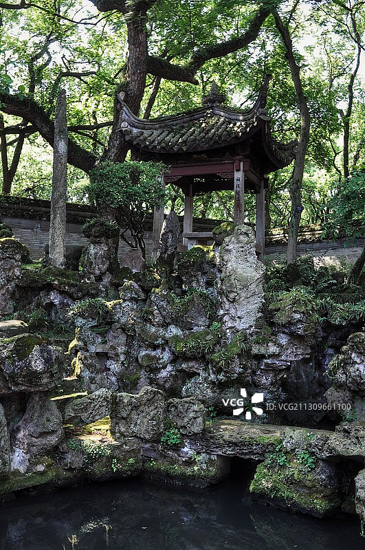 宁波天一阁博物馆 著名的江南藏书楼与园林图片素材