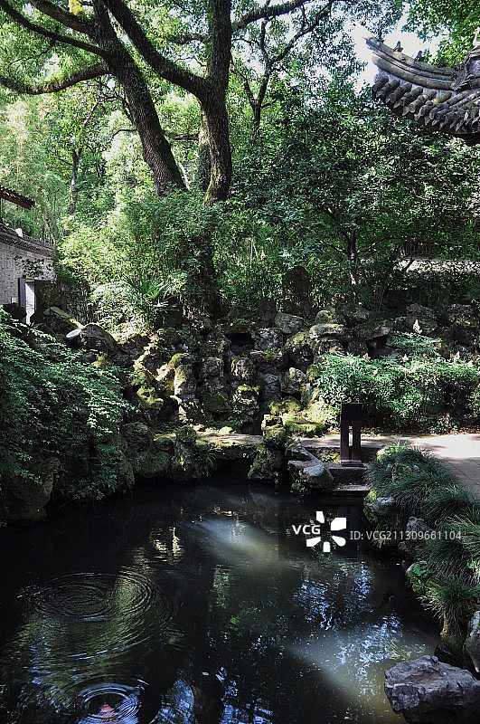宁波天一阁博物馆 著名的江南藏书楼与园林图片素材