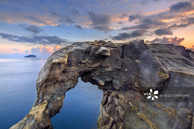 深澳岬象鼻岩图片素材