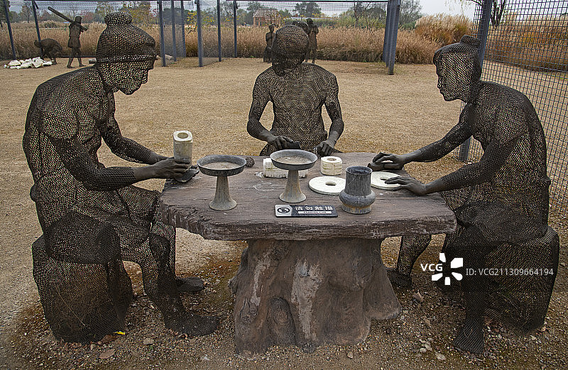 浙江省杭州市余杭区良渚古城遗址公园图片素材