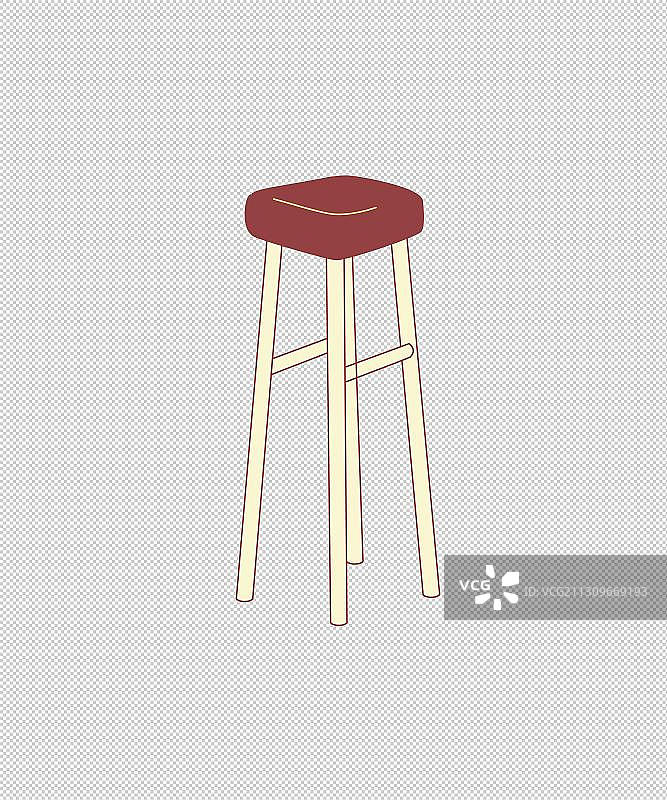 高脚椅图片素材